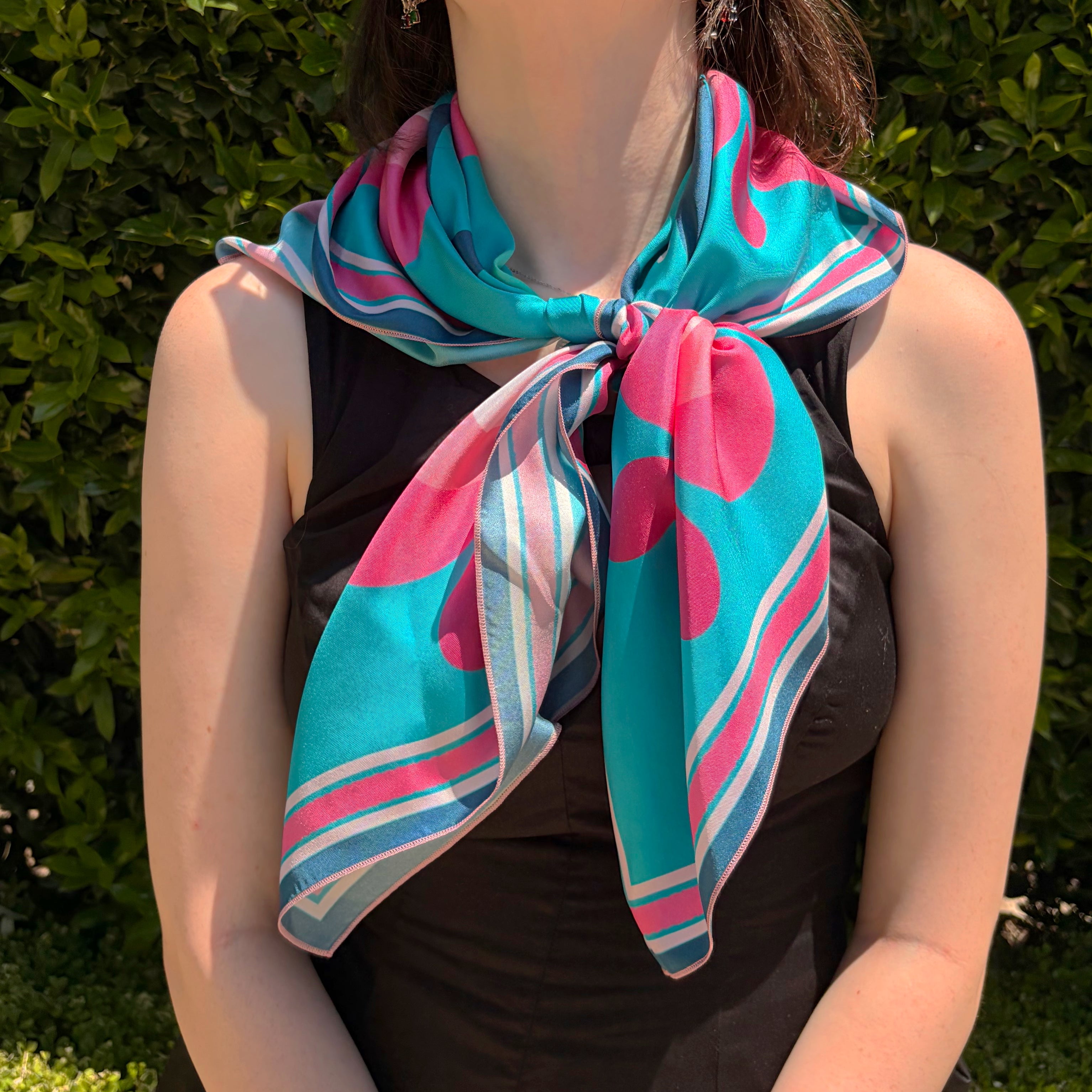 Geometric Florals- Turquoise