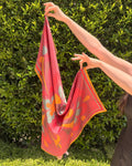 Geometric Florals- Burgundy